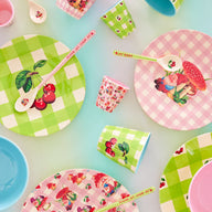 Piatto frutta - Verde - Love Therapy Cherry Print