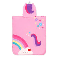 PONCHO ASCIUGAMANO PER BAMBINI UNICORN