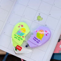 EVIDENZIATORE 2 IN 1 - LOVE BIRDS