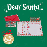 KIT PER LETTERA A BABBO NATALE - SANTA KLAUS LETTER KIT