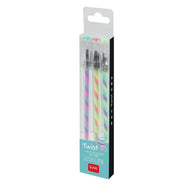 SET DI 3 PENNE GEL MULTICOLORE - TWIST PEN