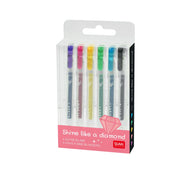 SET DI 6 MINI PENNE GEL GLITTERATE - SHINE LIKE A DIAMOND