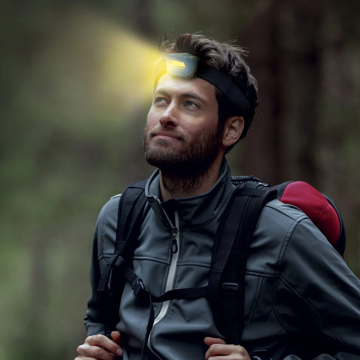 LAMPADA FRONTALE LED COB - SOS HEADLAMP