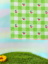 TEA TOWEL LOVE THERAPHY CHERRY