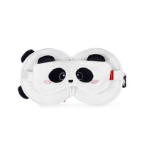 CUSCINO VIAGGIO CON MASCHERINA - PANDA
