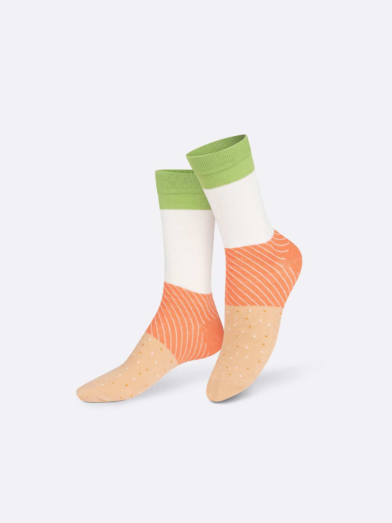 CALZE SALMON BAGEL SOCKS