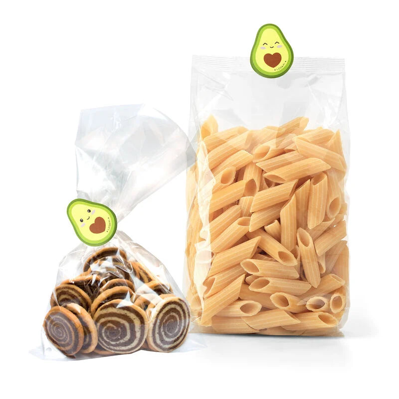 SET DI CLIP CHIUDI PACCO - BAG CLIPS AVOCADO