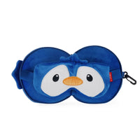 CUSCINO DA VIAGGIO CON MASCHERINA - PENGUIN