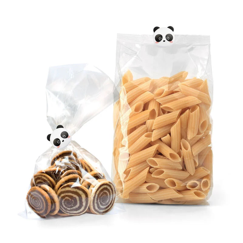 SET DI CLIP CHIUDI PACCO - BAG CLIPS PANDA