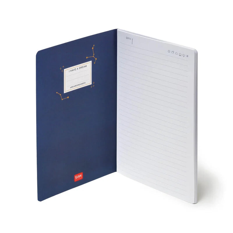 quaderno a righe medium stars