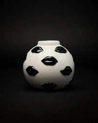 VASO MOUTH COLLECTION BLACK 12CM