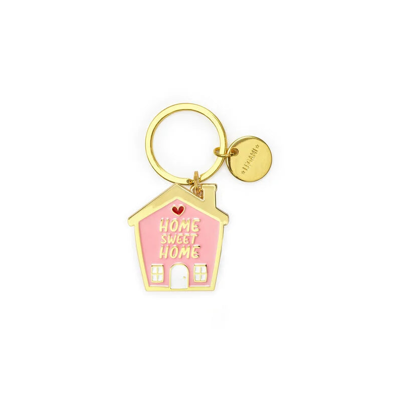portachiavi metallo smaltato - what a key ring! house