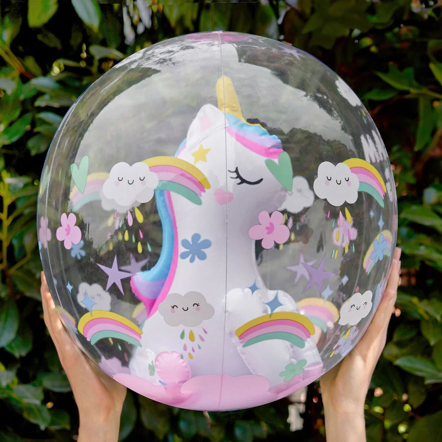PALLA DA SPIAGGIA GONFIABILE UNICORN
