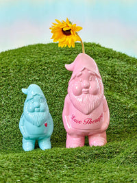 GNOMO IN CERAMICA LOVE THERAPHY ROSA LARGE