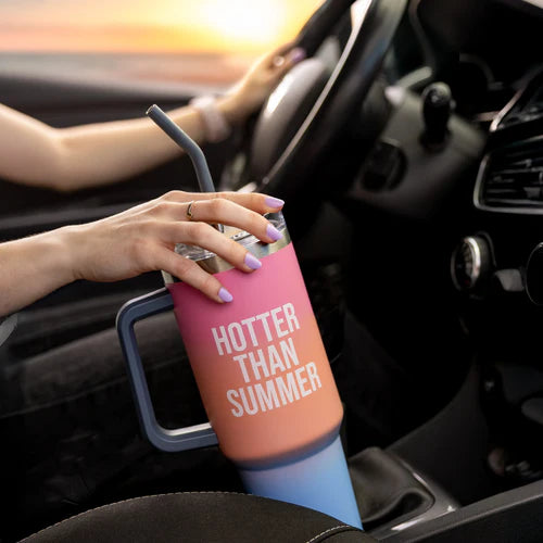 BICCHIERE TERMICO XXL "HOTTER THAN SUMMER"