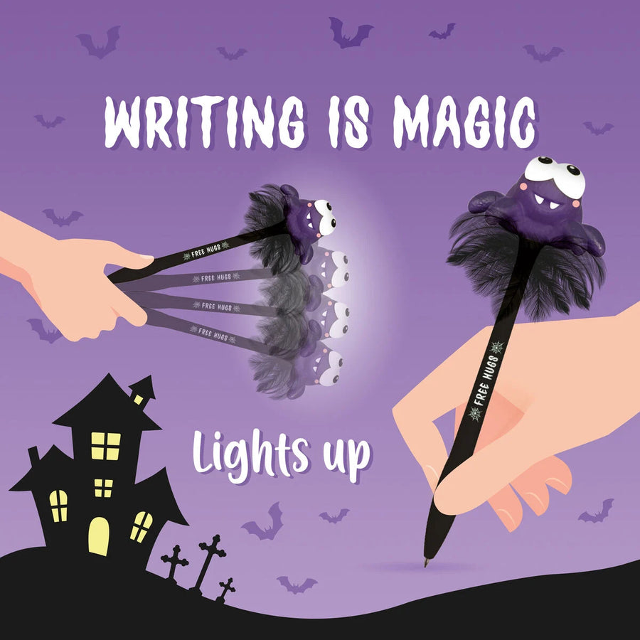 Penna a Sfera Luminosa  Ragno - Writing is Magic