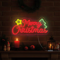 INSEGNA LUMINOSA NEON IT'S A SIGN - MERRY XMAS