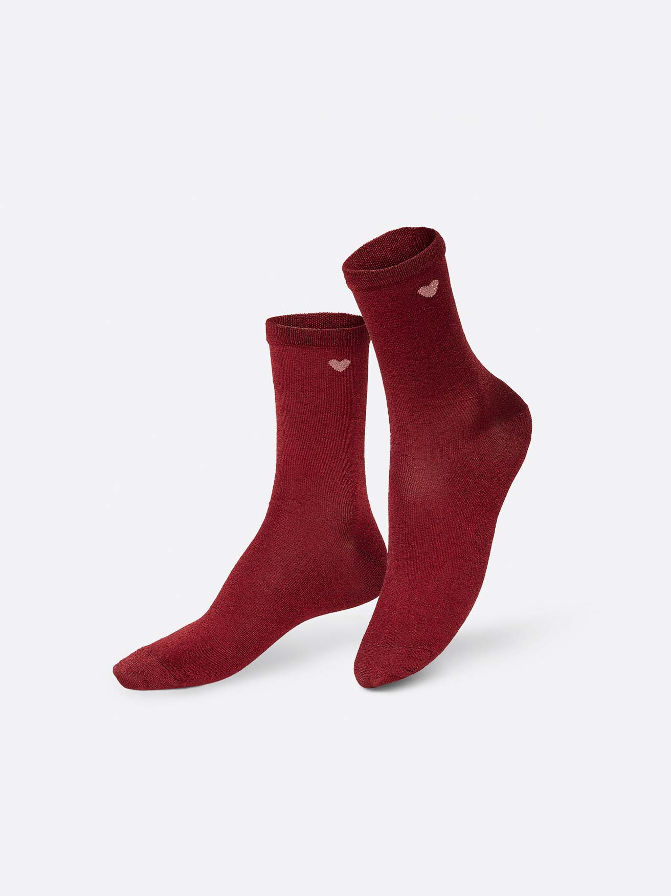 CALZE LOVE ME RED SOCKS
