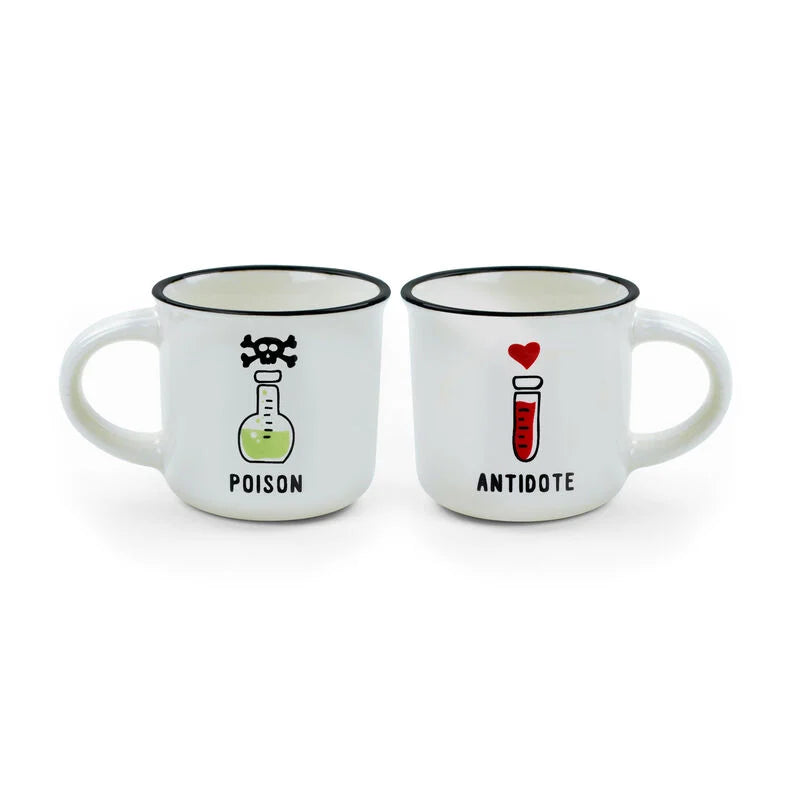 DUE TAZZINE DA CAFFÈ - ESPRESSO FOR TWO POISON & ANTIDOTE