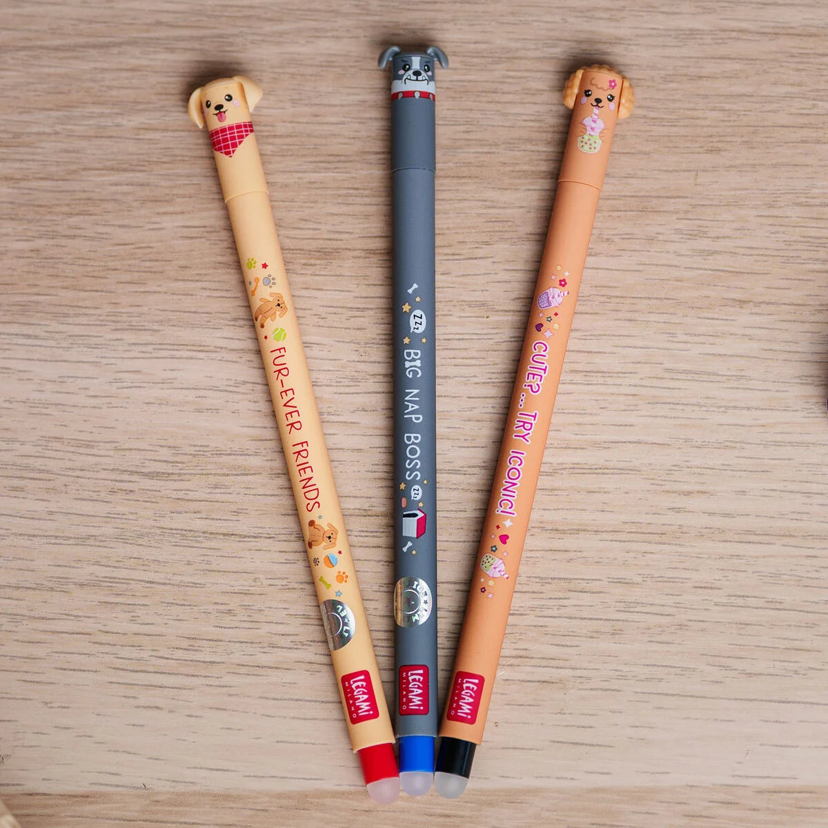 FUR-EVER FRIENDS  - SET 3 PENNE GEL CANCELLABILI
