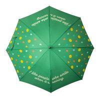 OMBRELLO " I LIKE PEOPLE WHO SMILE WHEN IT'S RAINING"