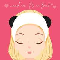 ME TIME FASCIA PER CAPELLI PANDA