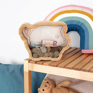 SALVADANAIO IN LEGNO MAIALINO