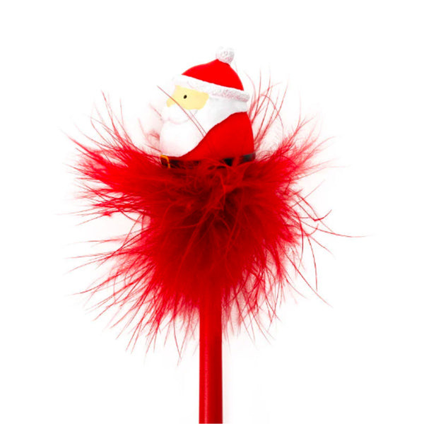 PENNA A SFERA LUMINOSA BABBO NATALE