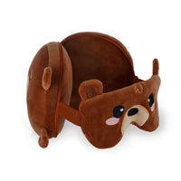 CUSCINO VIAGGIO CON MASCHERINA - BEAR