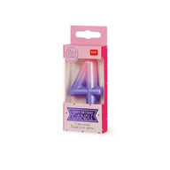 CANDELA PER TORTA - HAPPY BIRTHDAY CANDLE 4 PINK
