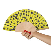 VENTAGLIO ABANICO AMARILLO