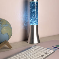 LAVA LAMP MINI BLUE GLITTER
