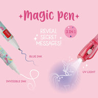 PENNA CON INCHIOSTRO INVISIBILE - MAGIC PEN UNICORNO