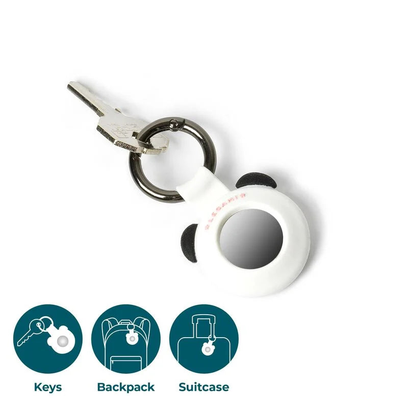 portachiavi per airtag panda