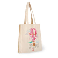 borsa in cotone - tote bag air balloon