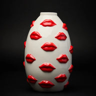 VASO MOUTH COLLECTION RED 22CM