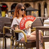 VENTAGLIO CAZZO DI CALDO ROSSO