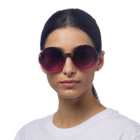 OKKIA OCCHIALI DA SOLE  TONDO - HAVANA PINK