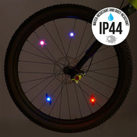 SET DI 2 LUCI PER I RAGGI DELLA BICICLETTA SPACE