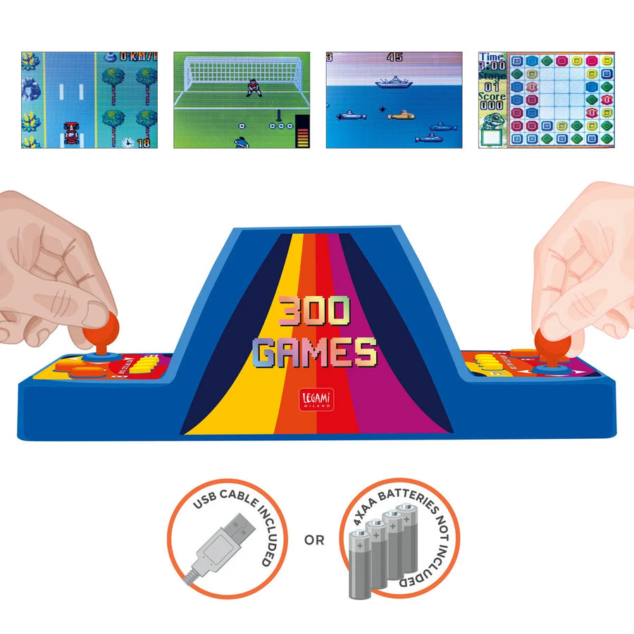 ARCADE MINI VIDEOGIOCO A DUE GIOCATORI - HEAD TO HEAD ARCADE GAME