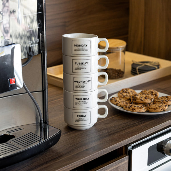 SET DI 5 TAZZE "DAYS OF THE WEEK"