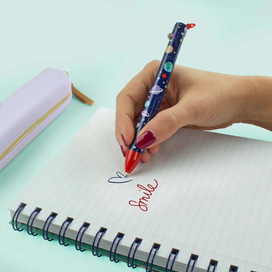 PENNA A SFERA A DUE COLORI - CLICK & CLACK SPAZIO