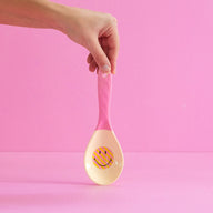 MELAMINE SALAD SPOON SMILEY