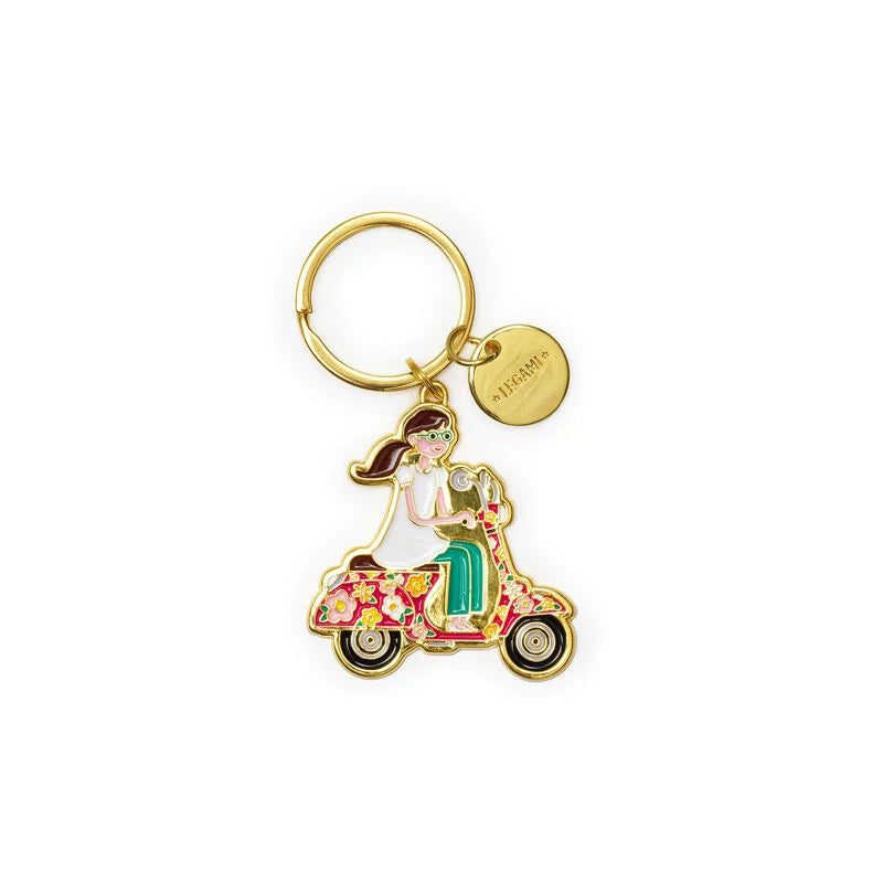 portachiavi metallo smaltato - what a key ring! scooter