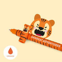 PENNA CANCELLABILE ARANCIONE TIGRE