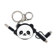 cavo di ricarica 3 in 1 retraibile - charge 'n roll panda
