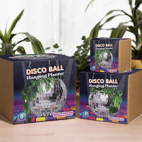 DISCO BALL HANGING PLANTER D.20
