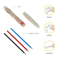 PENNA GEL CANCELLABILE 3 COLORI - MAKE MISTAKE TRAVEL