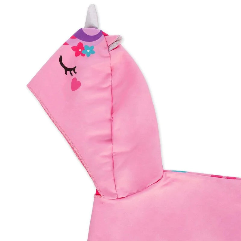 PONCHO ASCIUGAMANO PER BAMBINI UNICORN