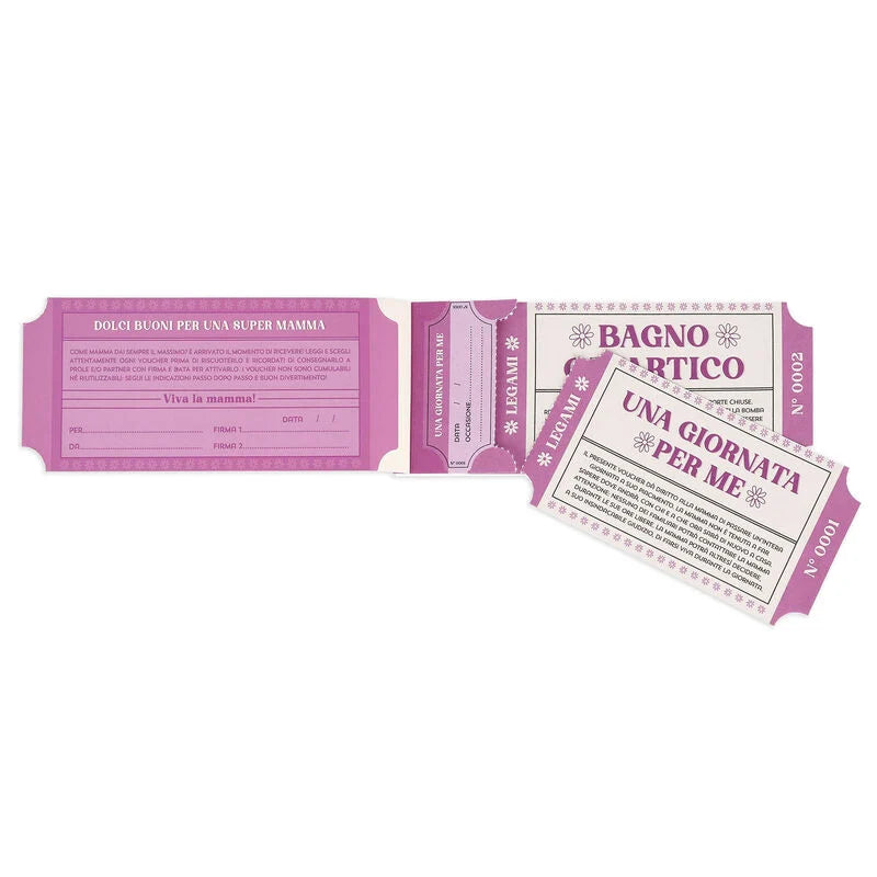 BUONI SPECIALI PER UNA SUPER MAMMA - GIFT VOUCHERS